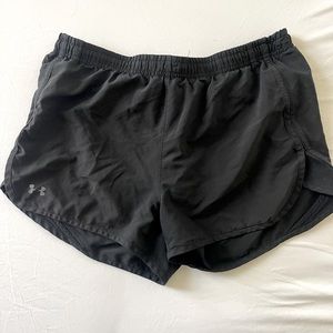 Under Armor Heat gear Breathe-able Black Athletic Shorts